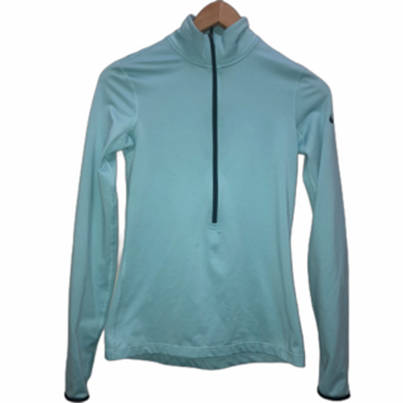 Nike Tops - Nike Pro Dri-Fit Half Zip Pullover Blue Small